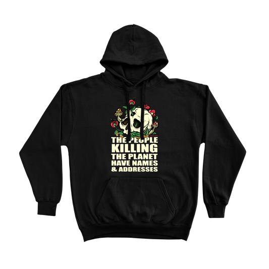 Names & Addresses Every Day Hoodie, Black