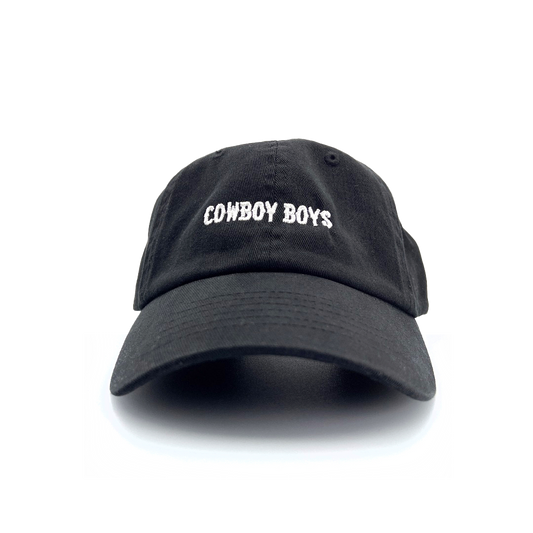 Cowboy Boys Dad Hat, Black