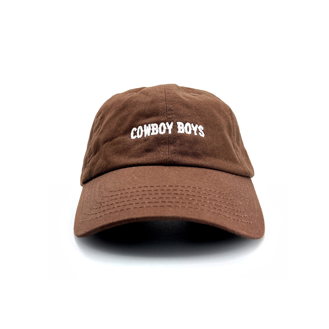 Cowboy Boys Dad Hat, Brown